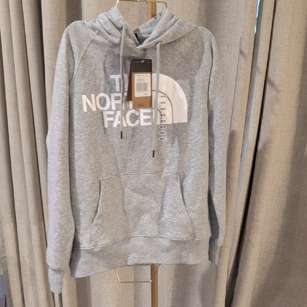 The North Face Light Gray Pullover Hoodie
